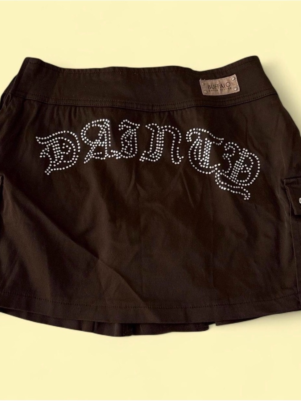 Buffalo Exchange Studded 'Dainty' Mini Skirt